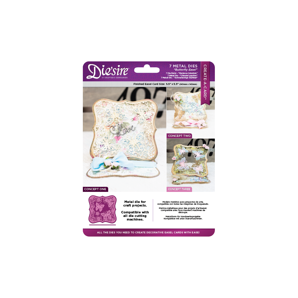 No.1 Crafters Companion Die/'sire Essentials Only Words Die DS-E-W-03