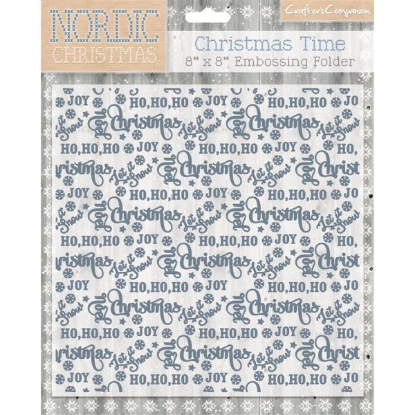 crafters companion nordic christmas 8x8 christmas time christmas embossing folders uk