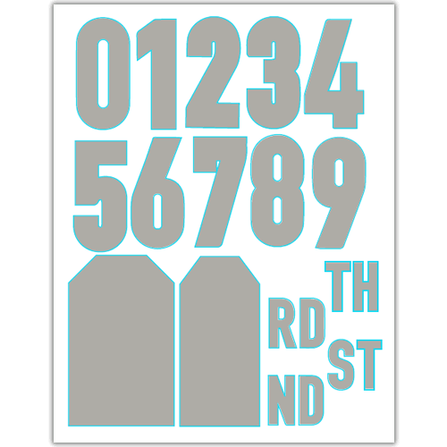 Julie Hickey Designs Numbers Tags Die Set JHD CUT 1010 Art And 